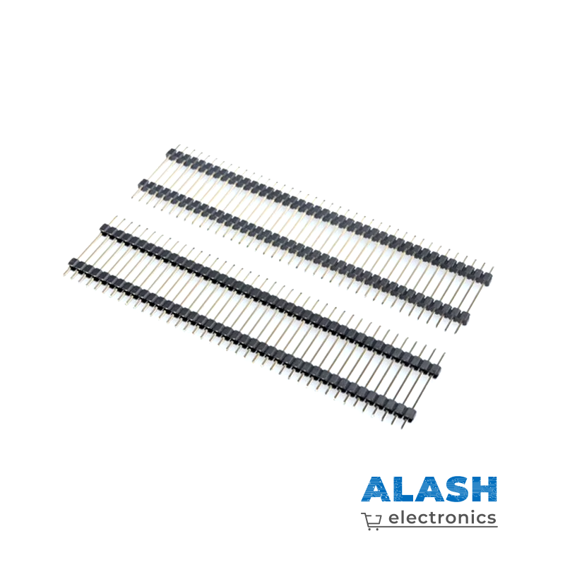 Прямой штыревой разъем 40 контактов