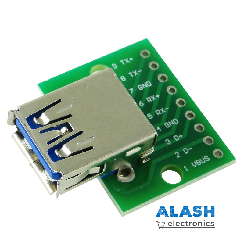 Разъем USB-А 3.0 на плате