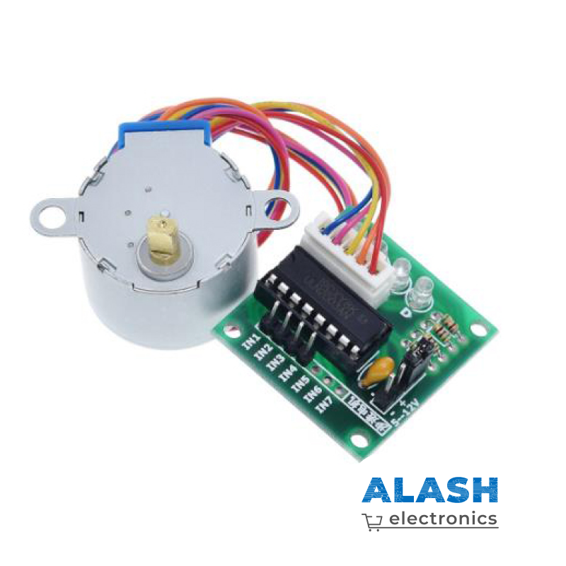 Шаговый двигатель 28BYJ-48- 12V с платой управления