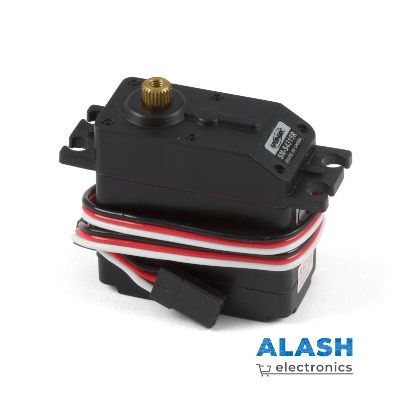 Servo SM-S4315R: 15 кг, 360°, Металлический Редуктор Серво , Сервопривод для RC, Роботов, Автомобилей, Грузовиков, Самолетов и Творческих DIY Проектов