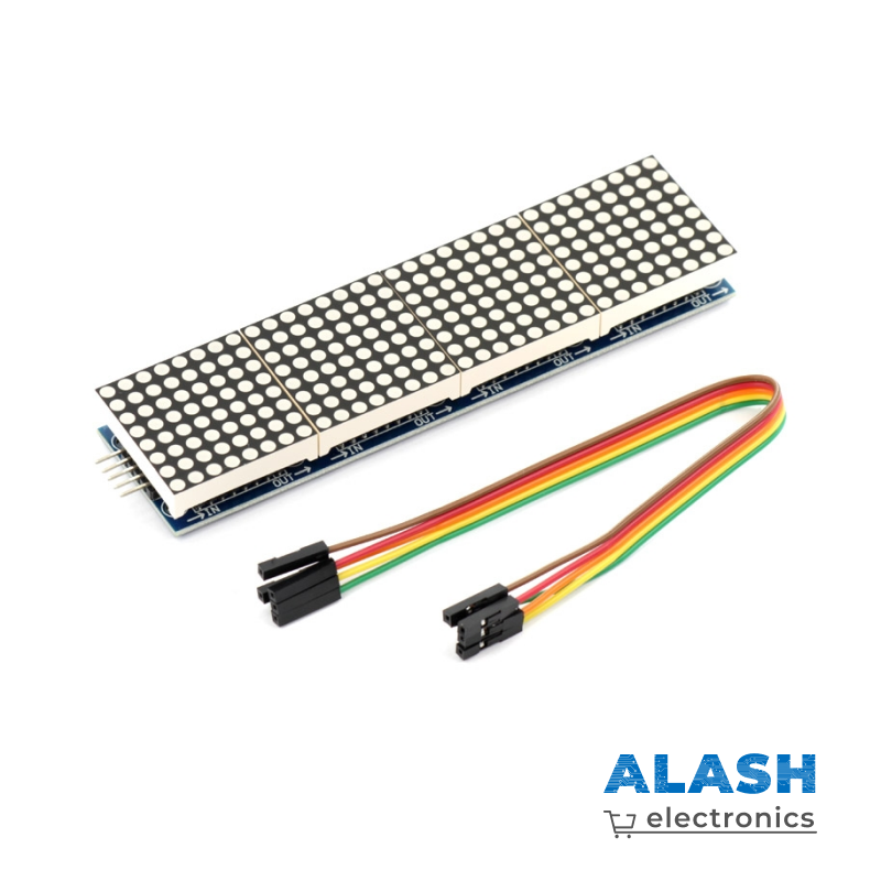 Светодиодная матрица 8х8 MAX7219 (4 сегмента)