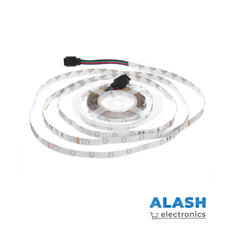 Цветная адресная LED лента RGB WS2812B (5 В, IP30, 30св/м) – 5 метров