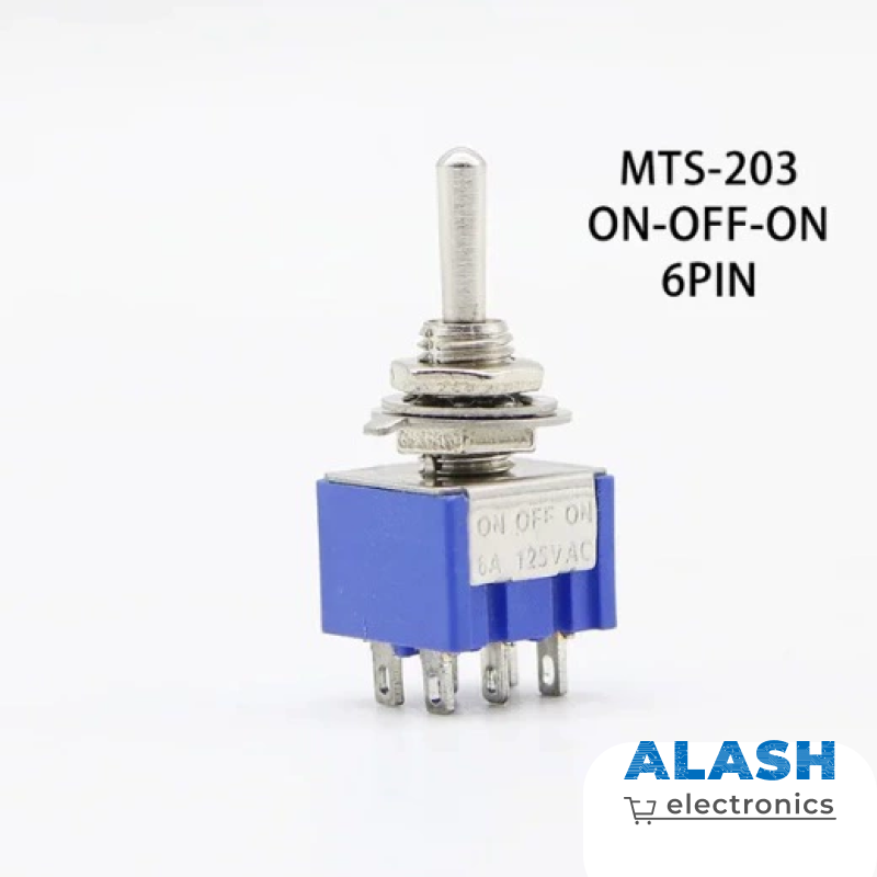 Тумблер переключатель MTS-203, металлический