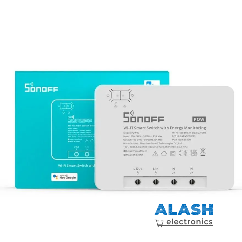 Умное Wi-Fi реле с измерением мощности Sonoff POWR3