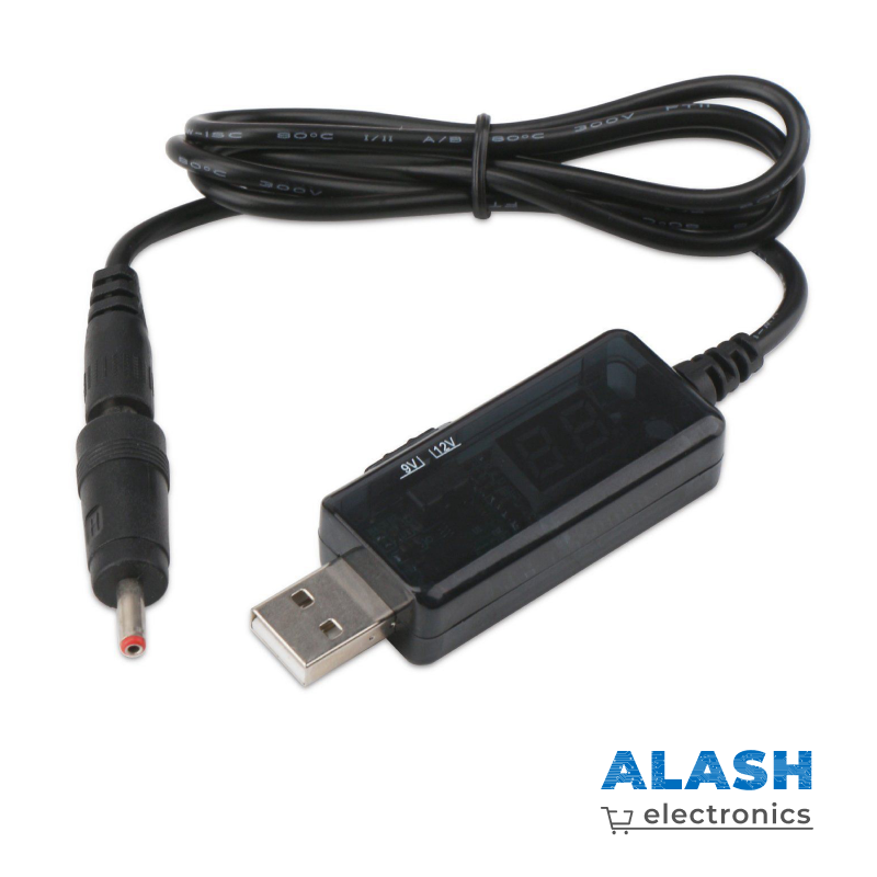 USB Boost Step-Up модуль питания 5В в 9В 12В с LED-индикатором — преобразователь напряжения DC-DC для Arduino, модулей и DIY-проектов