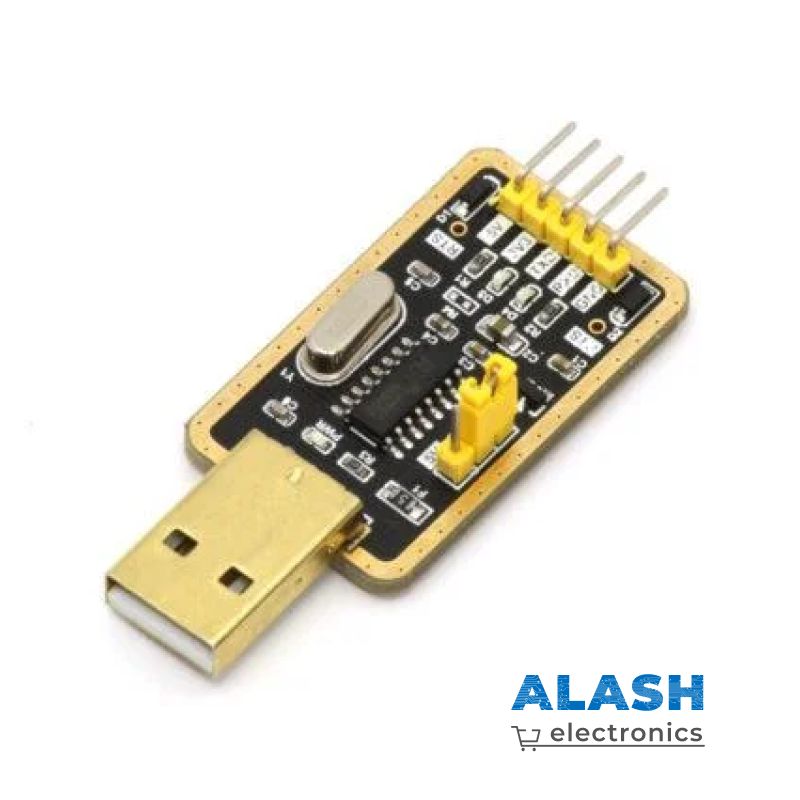 USB – UART TTL преобразователь на CH340 (с перемычкой выбора уровня)