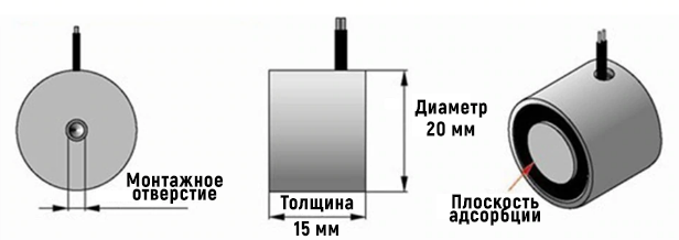 Электромагнит KK-P20/15